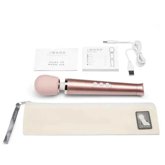 Le Wand Petite: Compact, Rechargeable Massager with Multiple Vibration Modes