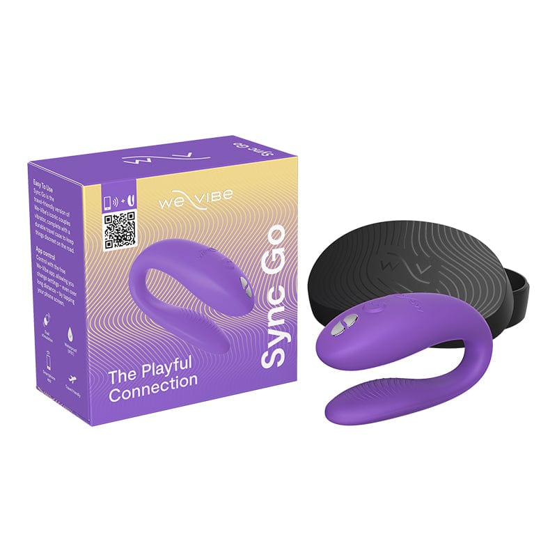 We-Vibe Sync GO Hands-Free Couples Travel Vibrator for Intimate Adventures