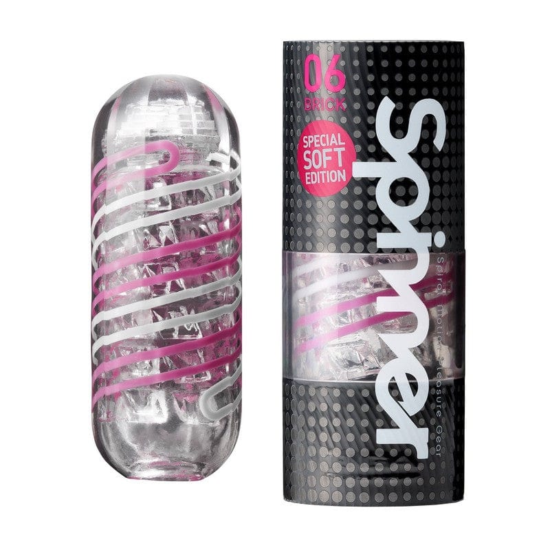 Tenga Soft Spinner Brick with New Internal Coil for Unique Sensation