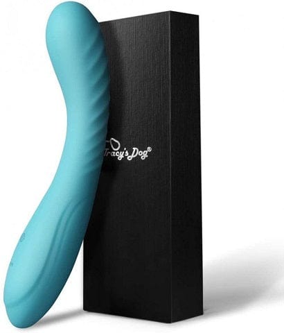 Tracy's Dog Premium Silicone G-Spot Dildo Vibrator with 10 Vibration Patterns