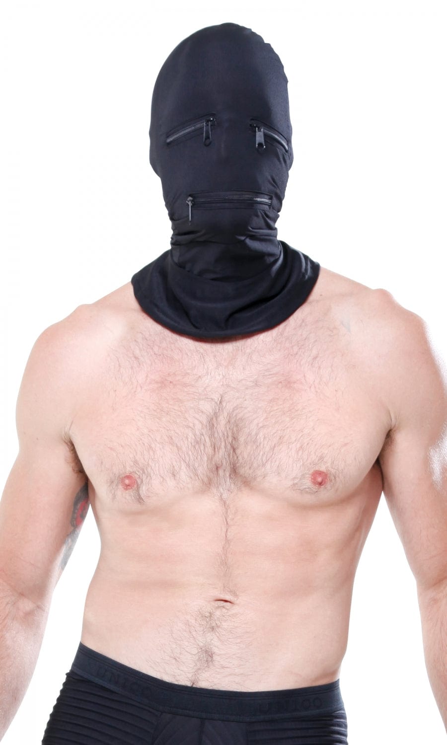 Pipedream Products Adult Fetish Fantasy Style Zippered Face Hood for Unisex