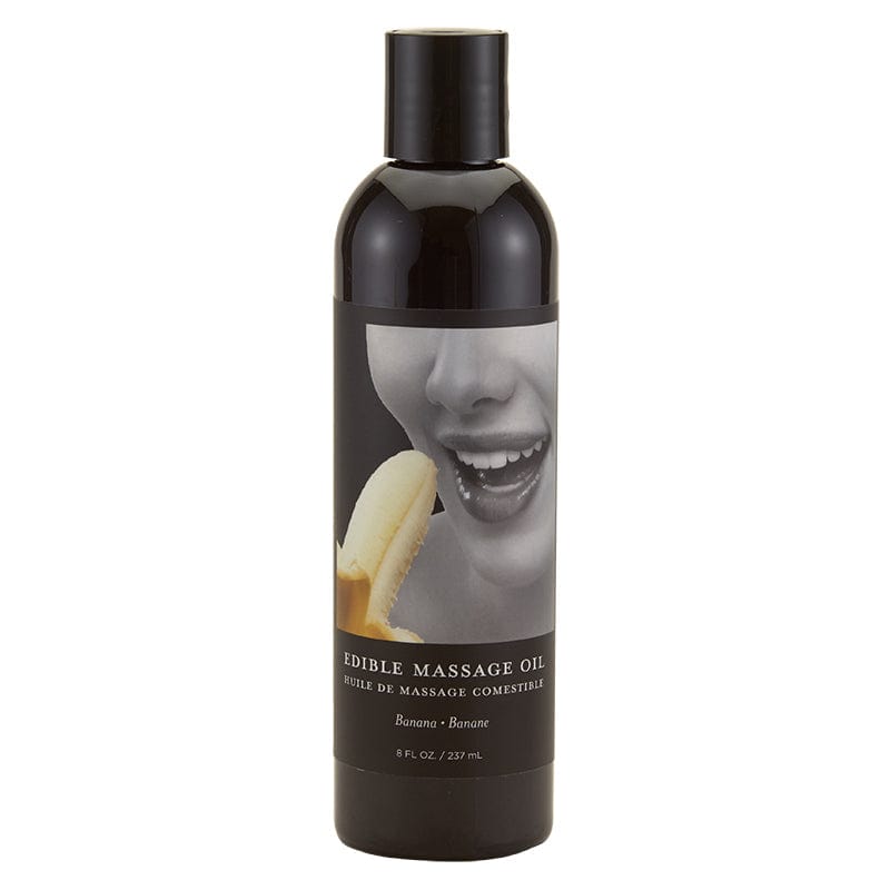 8-Ounce Earthly Body Edible Massage Oil for Luxurious Skin Care