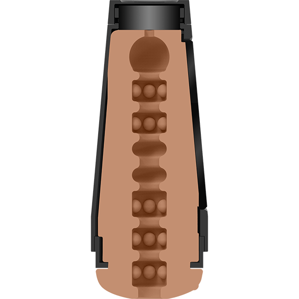 Doc Johnson Main Squeeze Original Caramel - Realistic & Customizable Stroker