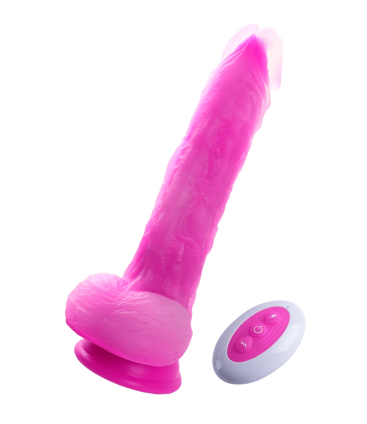 Tracy's Dog Jelivoy Transparent Jellyskin Thrusting Dildo with Dual Motors