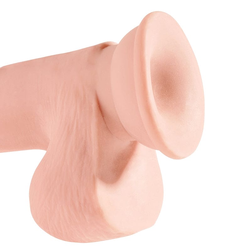 Pipedream King Cock Plus 12-Inch Triple Density Beige Cock with Balls