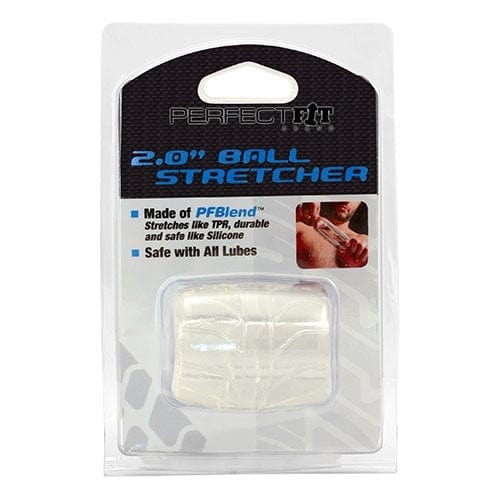 PerfectFit PF Blend Transparent Ball Stretcher 2.0 - Ideal Adult Novelty Toy for Scrotum