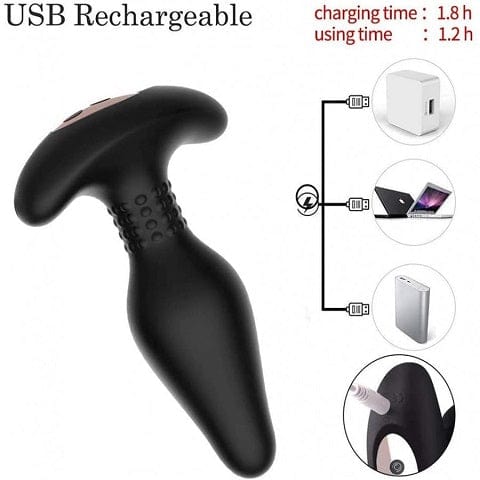 Tracy's Dog Large-Sized Anal Plug Vibrator for Hands-Free Pleasure