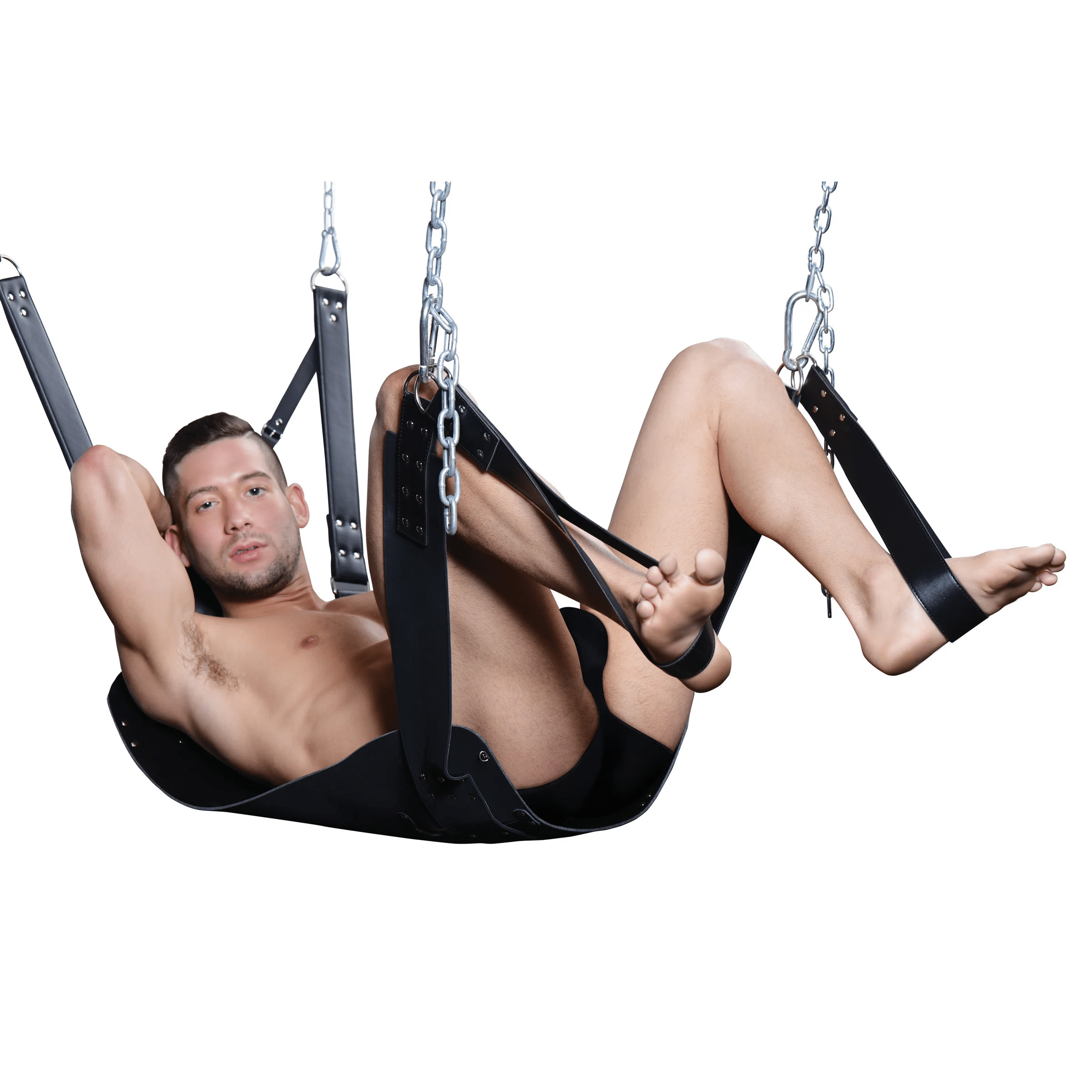 Premium Adjustable Leather Strict Extreme Bondage Sling
