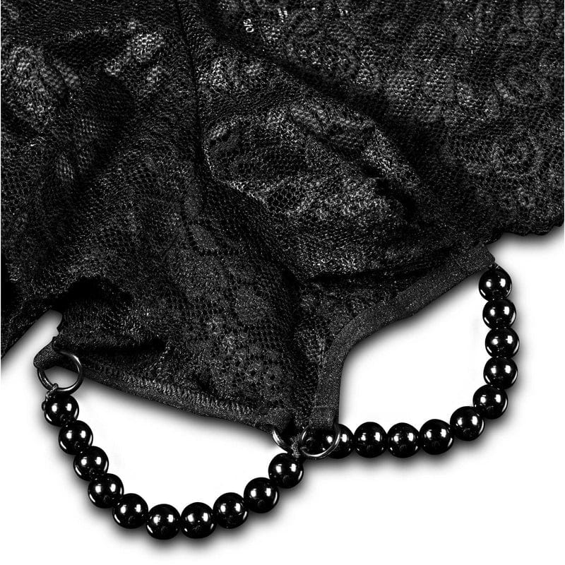 Pipedream Products Hookup Style Pleasure Pearl Embellished Boy Shorts Panties for Sensual Experiences