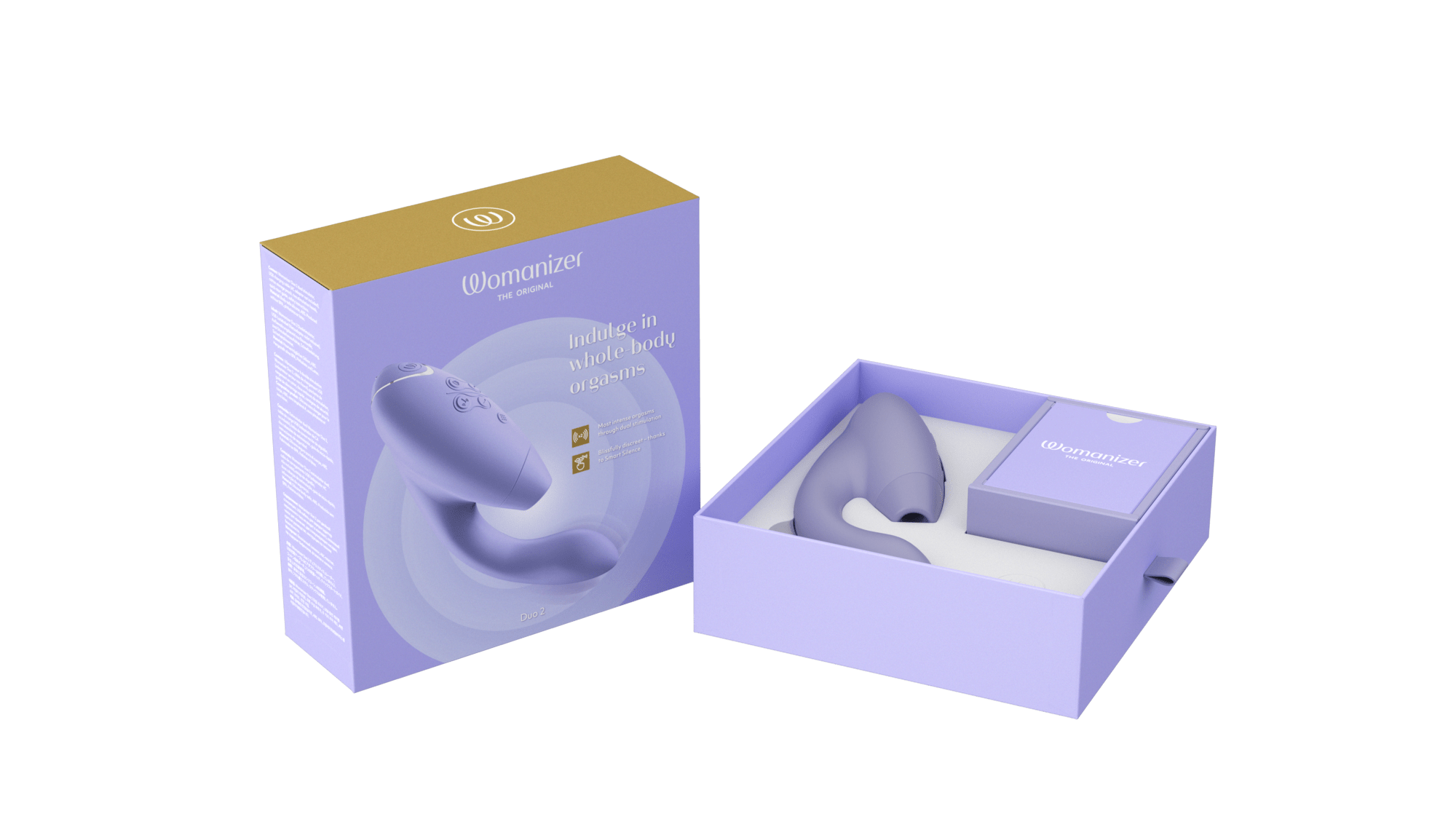 Womanizer Duo 2: High - end Waterproof Clitoral & G - Spot Sex Toy