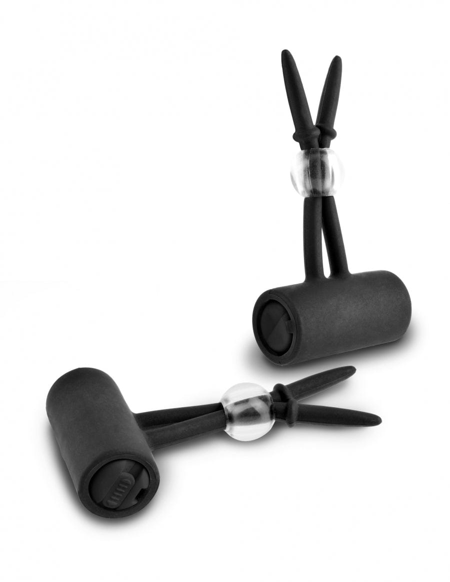 Pipedream Products Fetish Fantasy Vibrating Silicone Nipple Stimulation Lassos for Hands - Free Pleasure