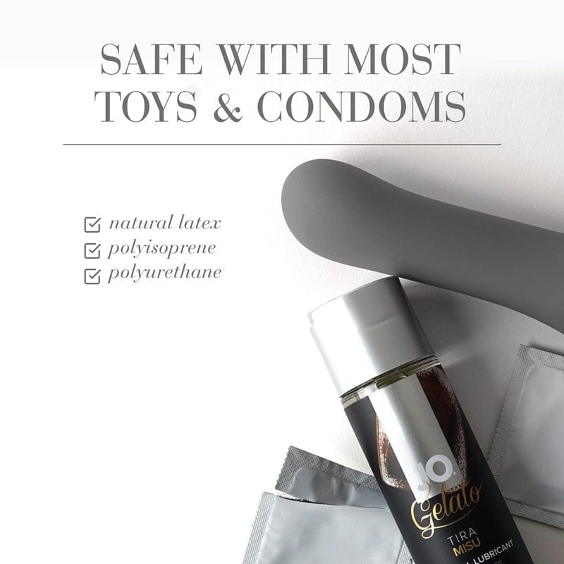 System JO Gelato Lubricant with Delectable Tiramisu Flavor for Enhanced Intimacy