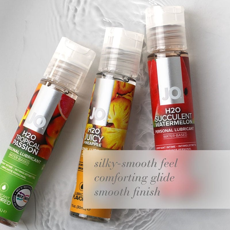 System JO H2O Water - Based Intimate Lubricant with a Delicious Juicy Pineapple Flavor