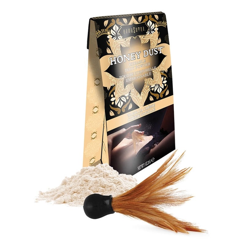 Kama Sutra Vanilla Creme Honey Dust - Kissable Talc - Free Body Powder