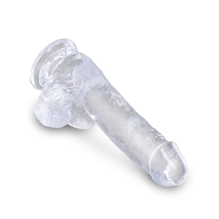 Pipedream King Cock 6-Inch Translucent Dildo with Realistic Balls