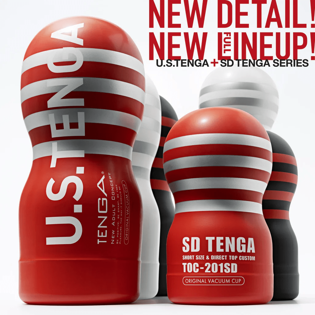 Tenga SD Original Disposable Male Masturbation Vacuum Cup for Varied Pleasure