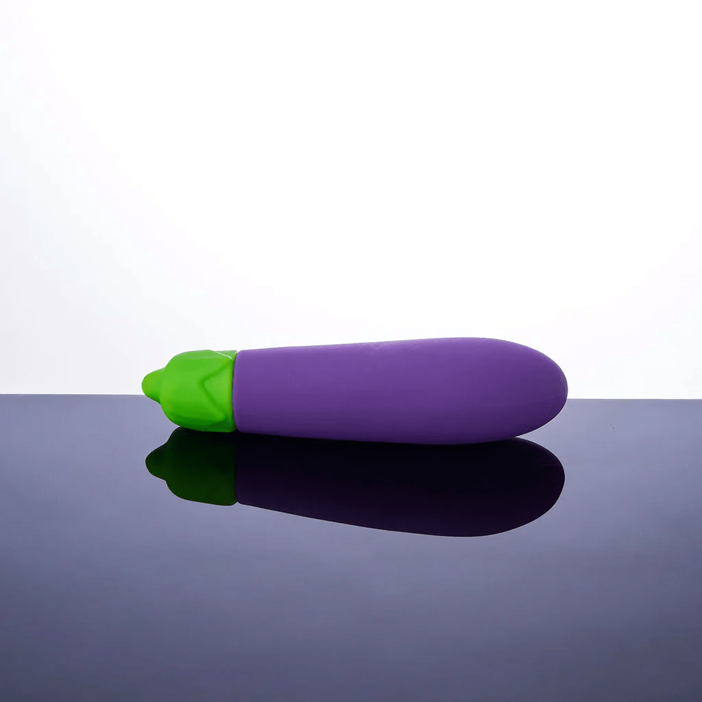 Top-Rated USB Rechargeable Eggplant-Shaped Emoji Vibrator for Ultimate Pleasure