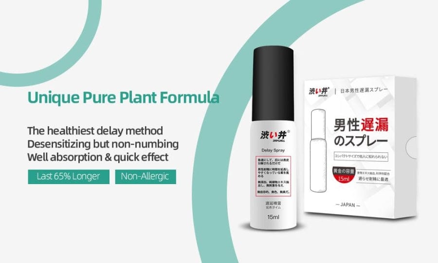 Drywell Natural Physical Delay Spray for Men with Pure Plant Extracts