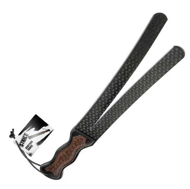 Authentic Vegan Leather Strict Scottish Tawse for Thrilling Role - Play
