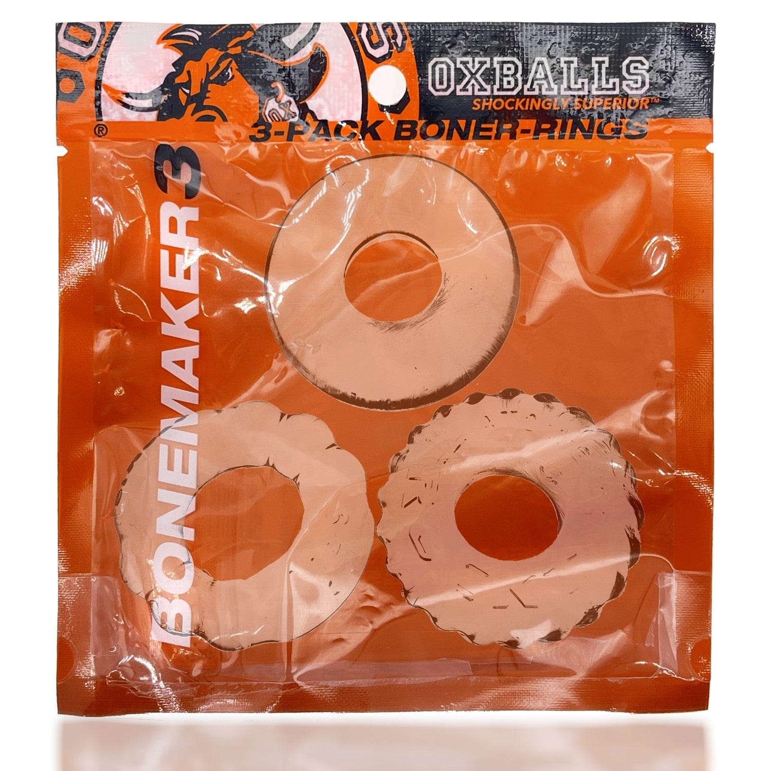 Oxballs Bonemaker 3-Pack of Premium Cock Rings for Enhanced Performance