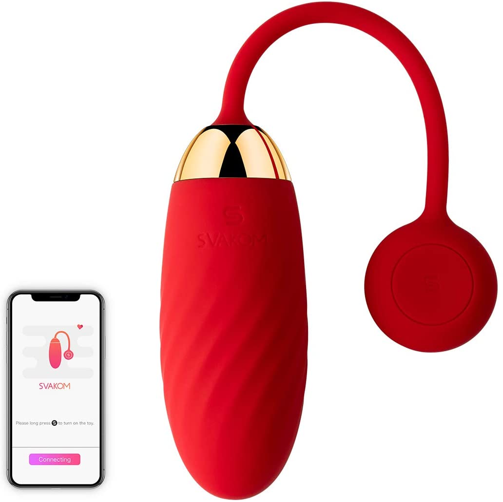 Svakom Ella Neo Egg-shaped Bullet Vibrator with Multiple Vibration Modes and App Control