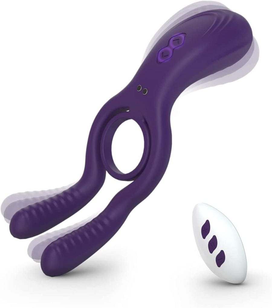 Tracy's Dog Adult Pleasure Penis Ring Rabbit-Style Vibrator