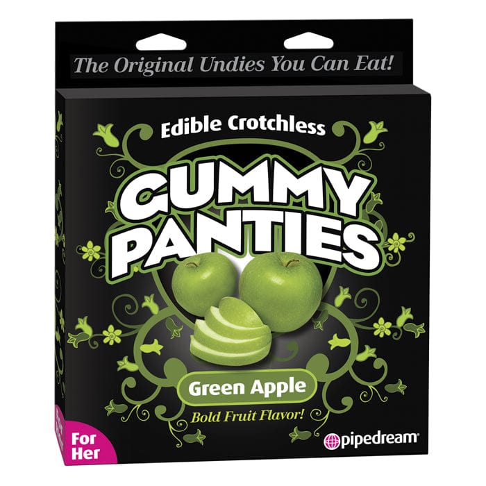 Pipedream Products Green Apple Flavored Edible Crotchless Gummy Panties
