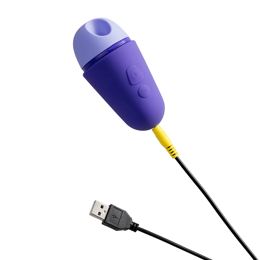 Portable Purple Romp Free X Clitoral Stimulator with 10 Intensity Levels