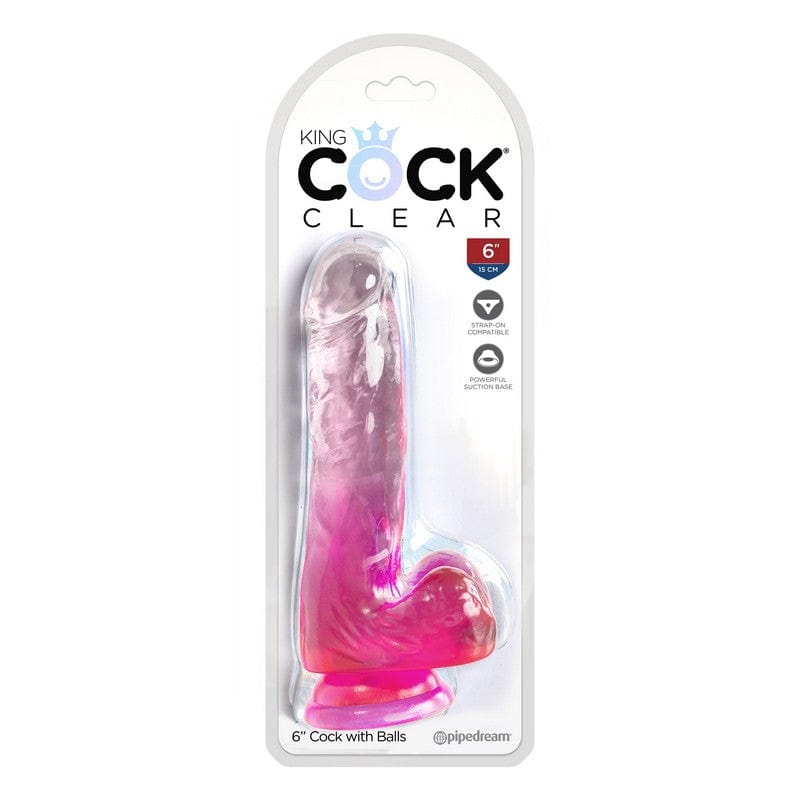 Pipedream's Translucent 6 - Inch King Cock with Balls for Ultimate Pleasure
