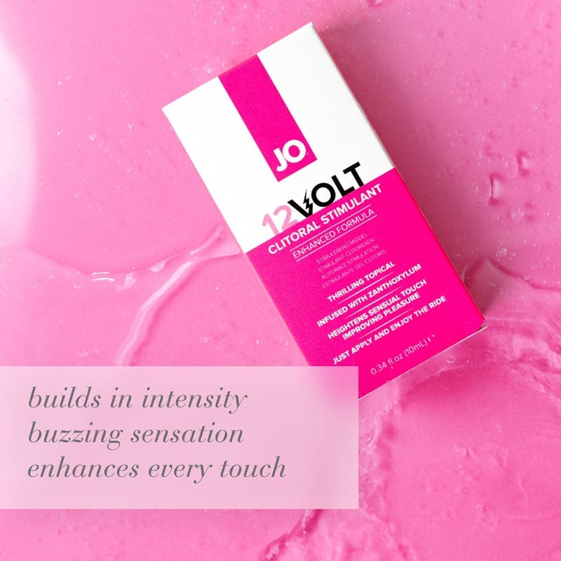 System JO 12Volt Oil - Based Clitoral Stimulant for Enhanced Sensual Pleasure
