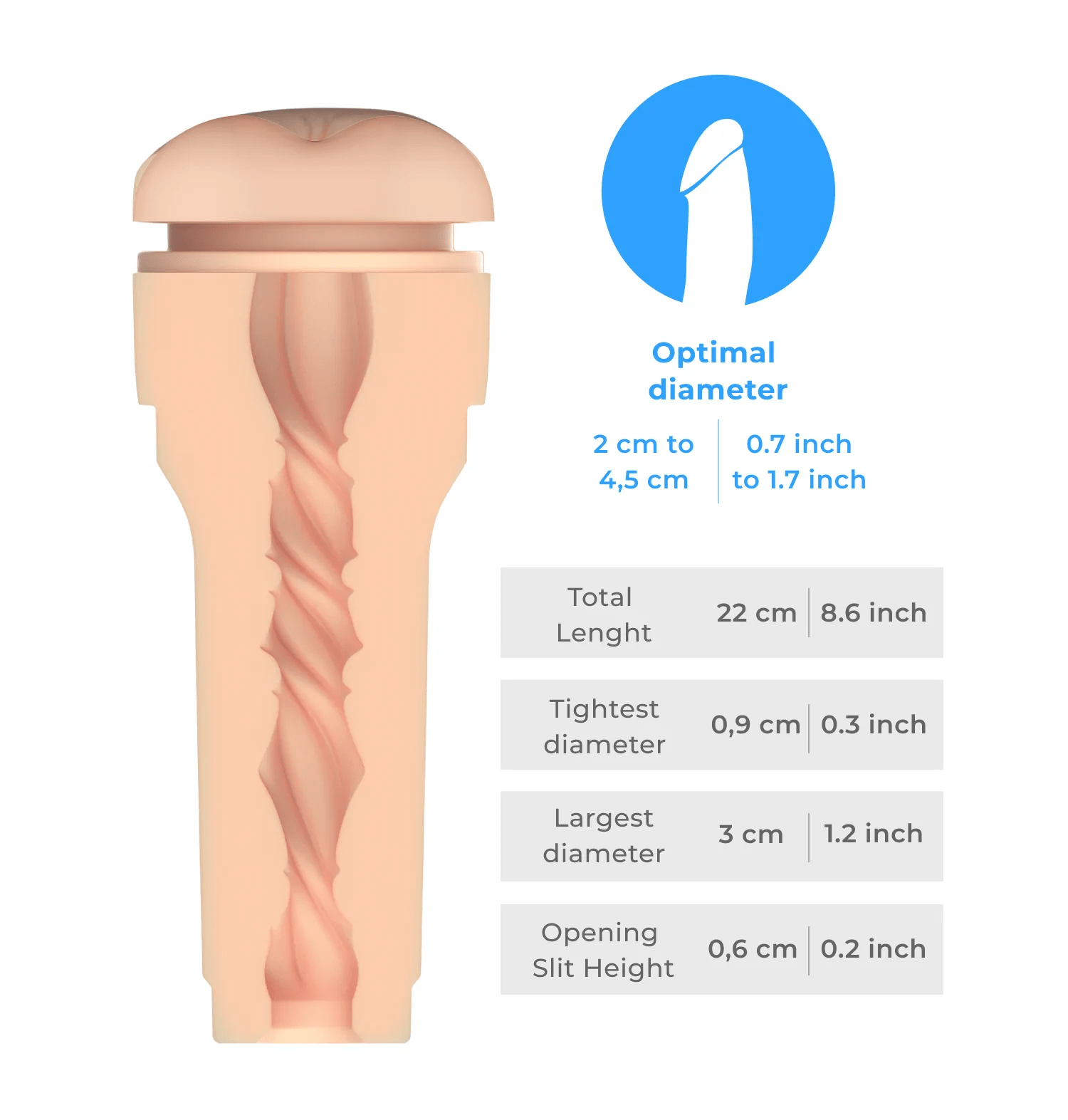 Kiiroo Premium Feel Stroker Butt with Lifelike Sensations