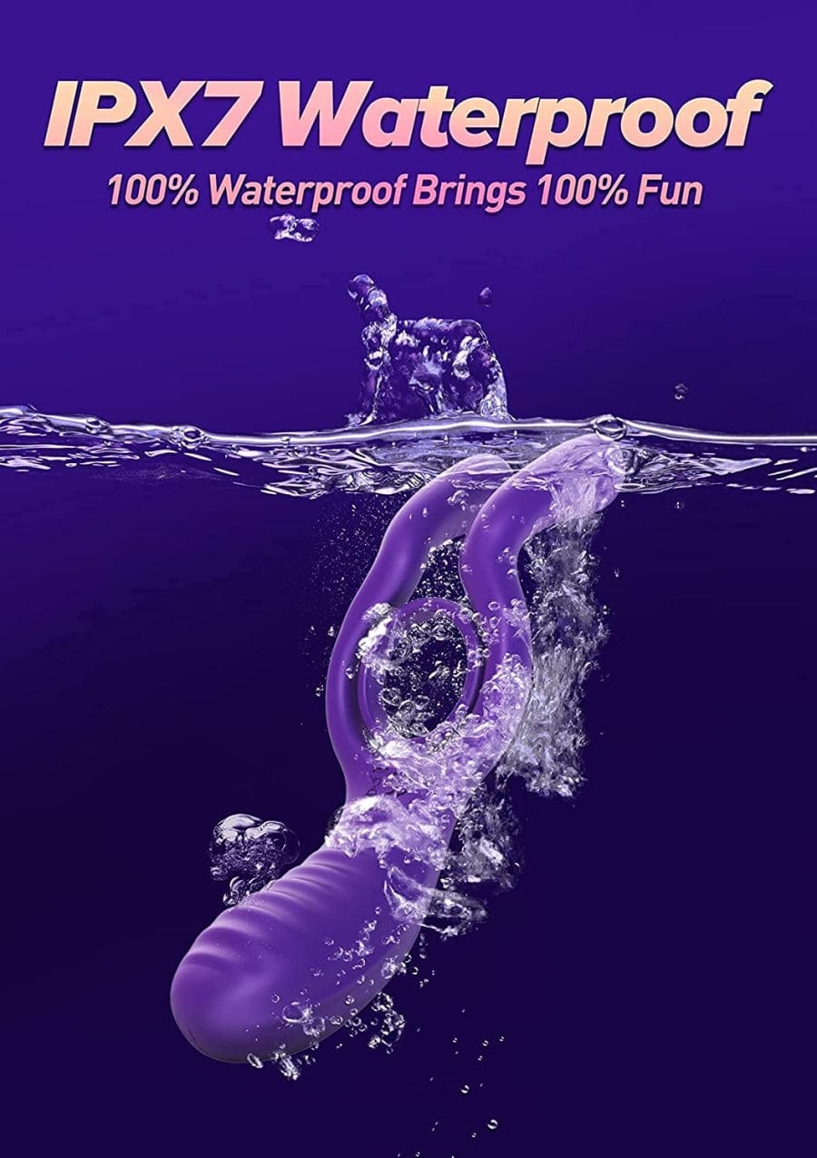 Tracy's Dog Adult Pleasure Penis Ring Rabbit-Style Vibrator