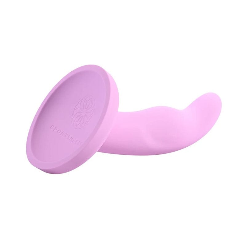 Purple 6-Inch Sportsheets Lazre Soft Silicone Dildo for Versatile Pleasure