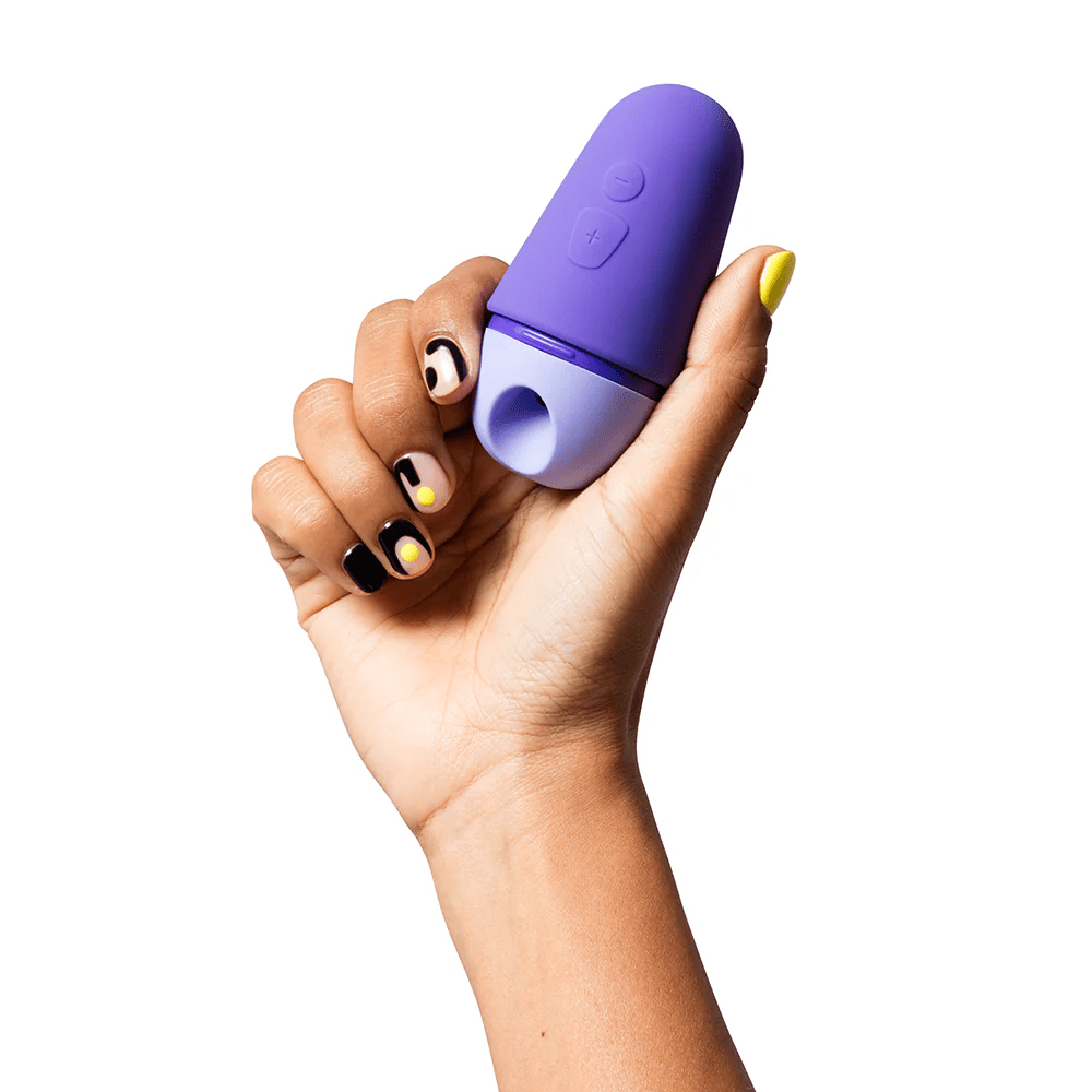 Portable Purple Romp Free X Clitoral Stimulator with 10 Intensity Levels