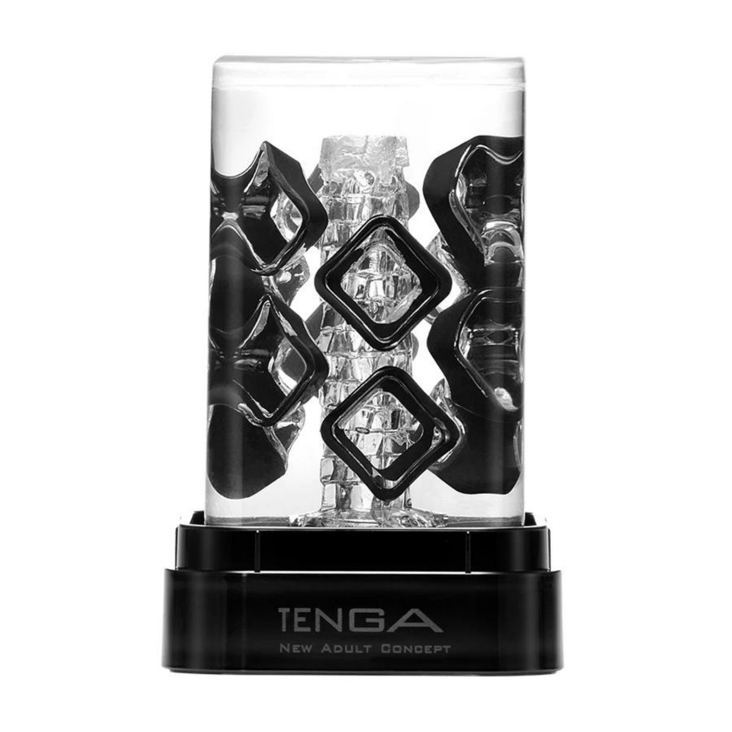 Innovative Tenga Crysta Block Male Masturbator with Floating Blissful Blocks