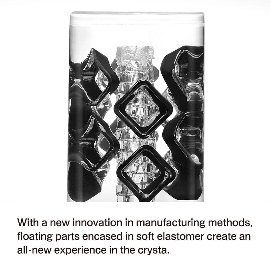 Innovative Tenga Crysta Block Male Masturbator with Floating Blissful Blocks