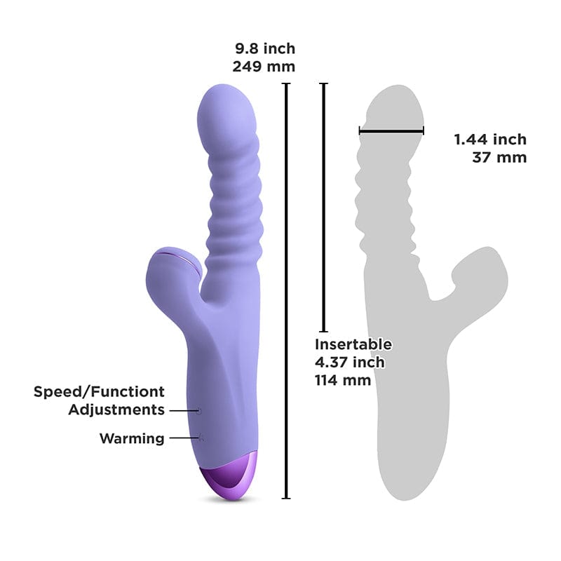 NS Novelties Luxe Nova: A Thrusting and Throbbing Erotic Stimulator with 7 Speeds