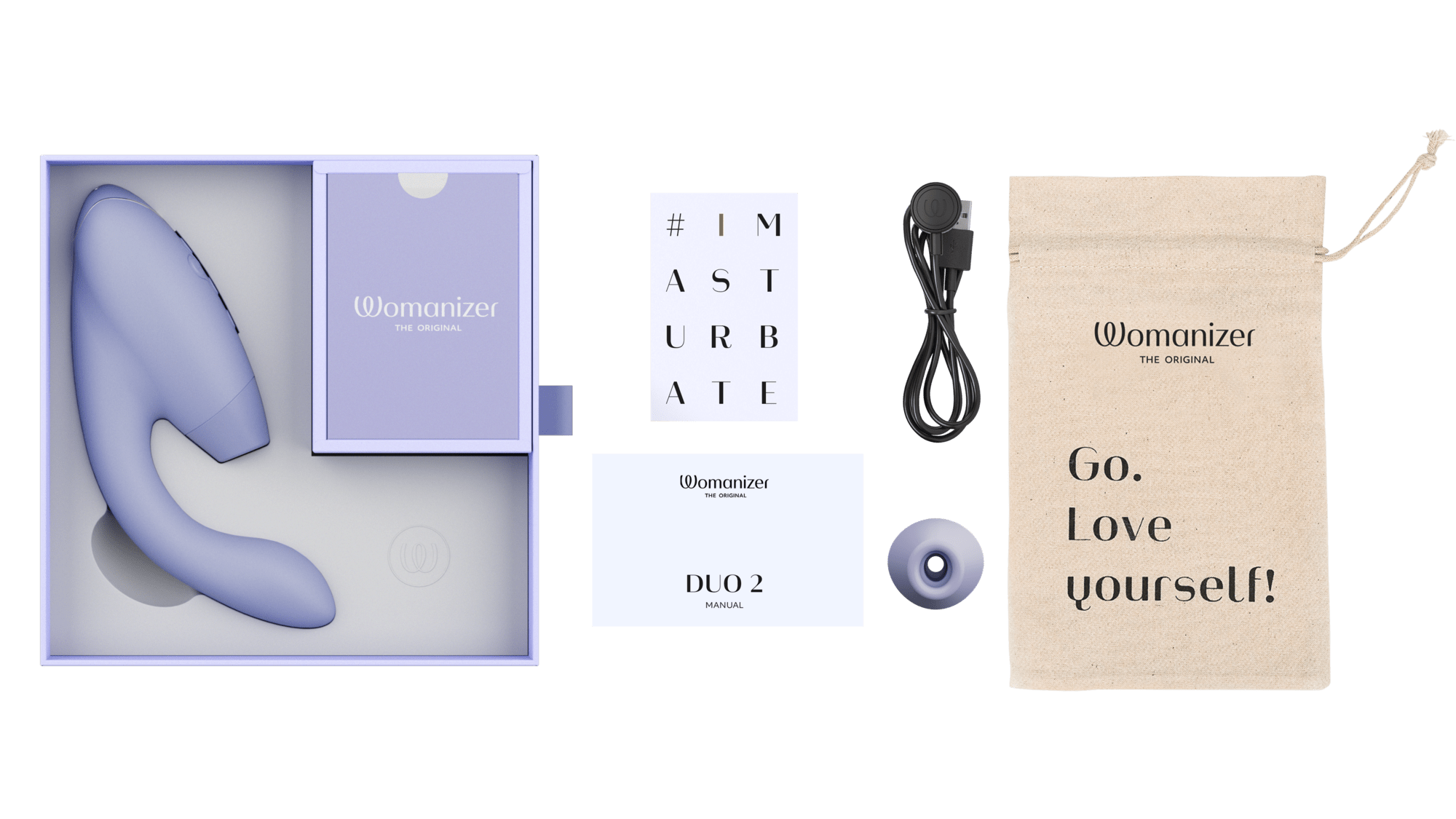 Womanizer Duo 2: High - end Waterproof Clitoral & G - Spot Sex Toy