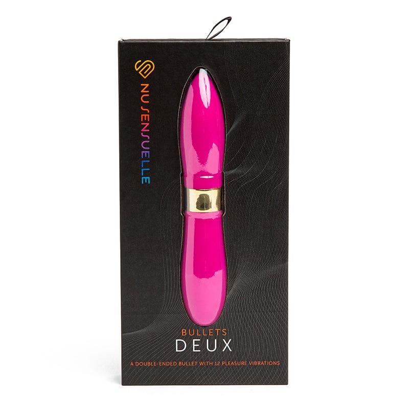Nu Sensuelle Deux Rechargeable Double-Ended Bullet with 12-Speed Dual Motors