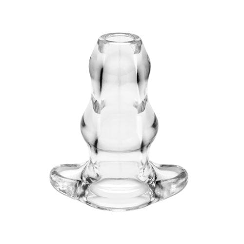 Transparent PerfectFit Double Tunnel Butt Plug with Tapered Tips