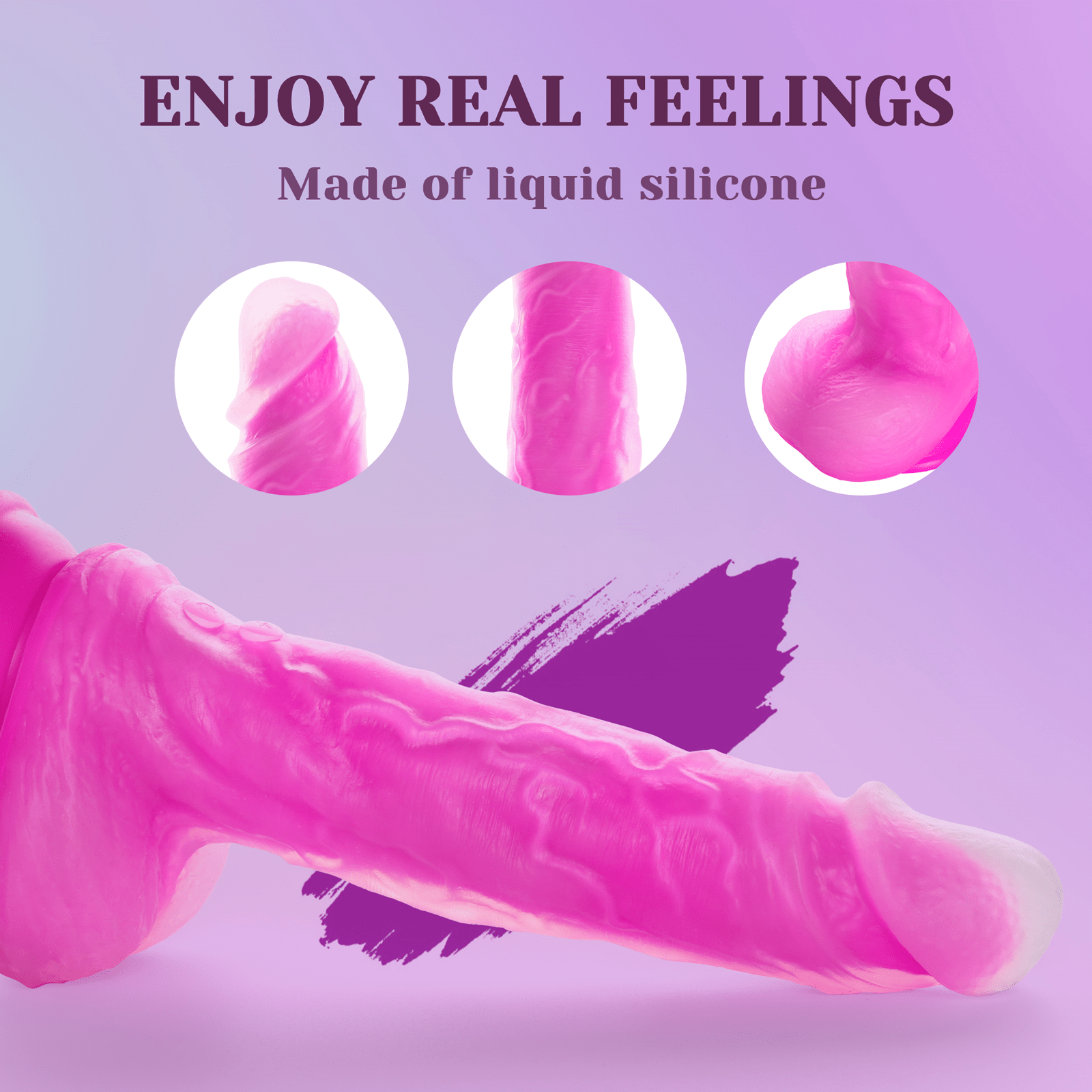Tracy's Dog Jelivoy Transparent Jellyskin Thrusting Dildo with Dual Motors