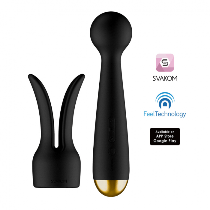 Svakom Emma Neo: Award-Winning App-Controlled Wand Vibrator with Bunny Ears