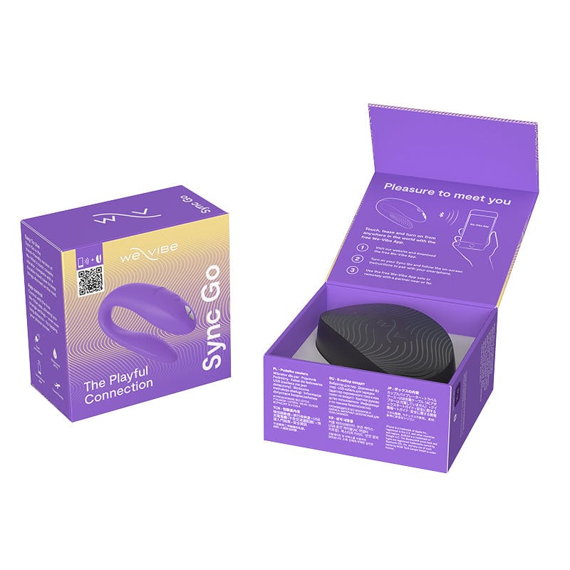 We-Vibe Sync GO Hands-Free Couples Travel Vibrator for Intimate Adventures