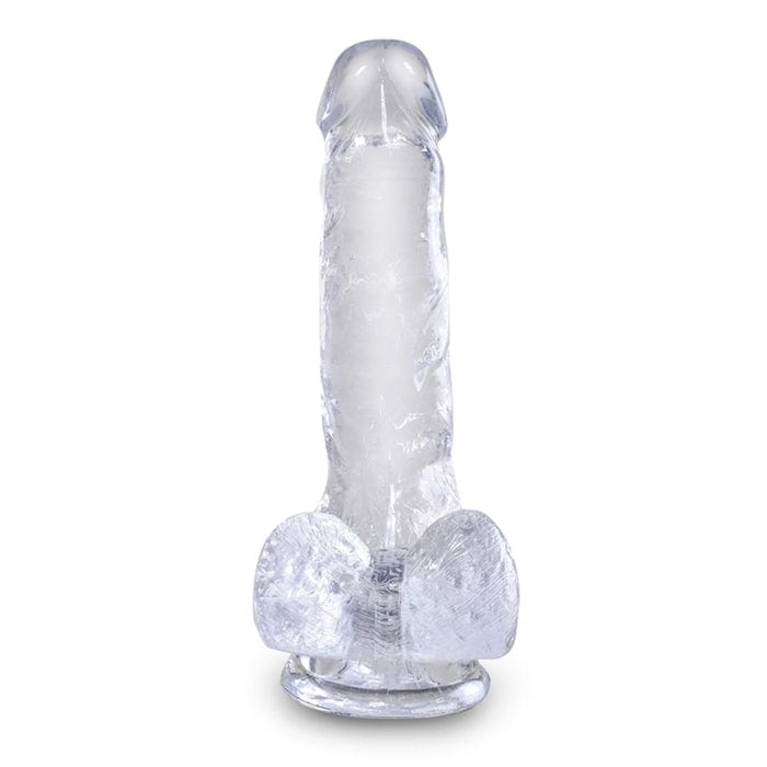 Pipedream King Cock 6-Inch Translucent Dildo with Realistic Balls