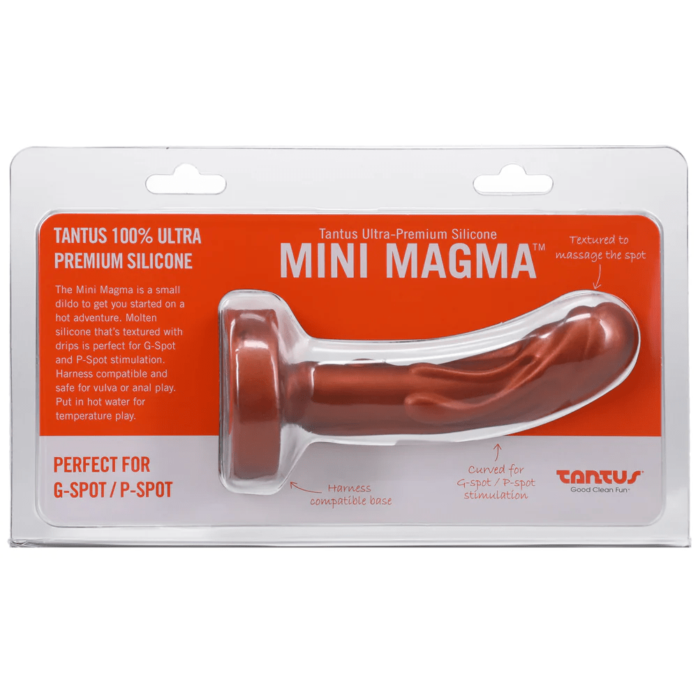 Tantus Mini Magma Luxury Silicone Anal and Vaginal Dildo for Beginners