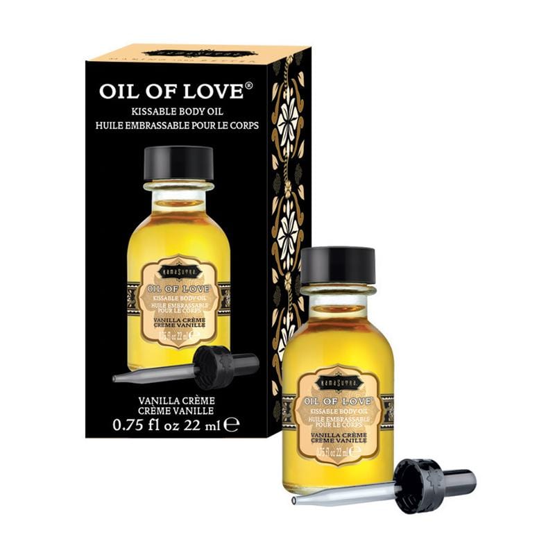 Kama Sutra Vanilla Creme Love Oil - Kissable & Warming