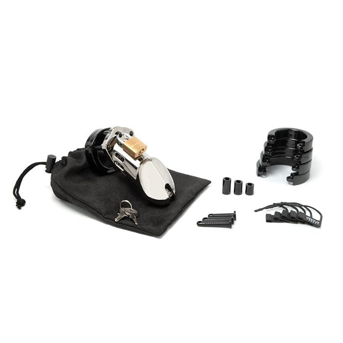 Chrome CB-X CB-6000 Cock Cage Kit with 3 1/4' Length