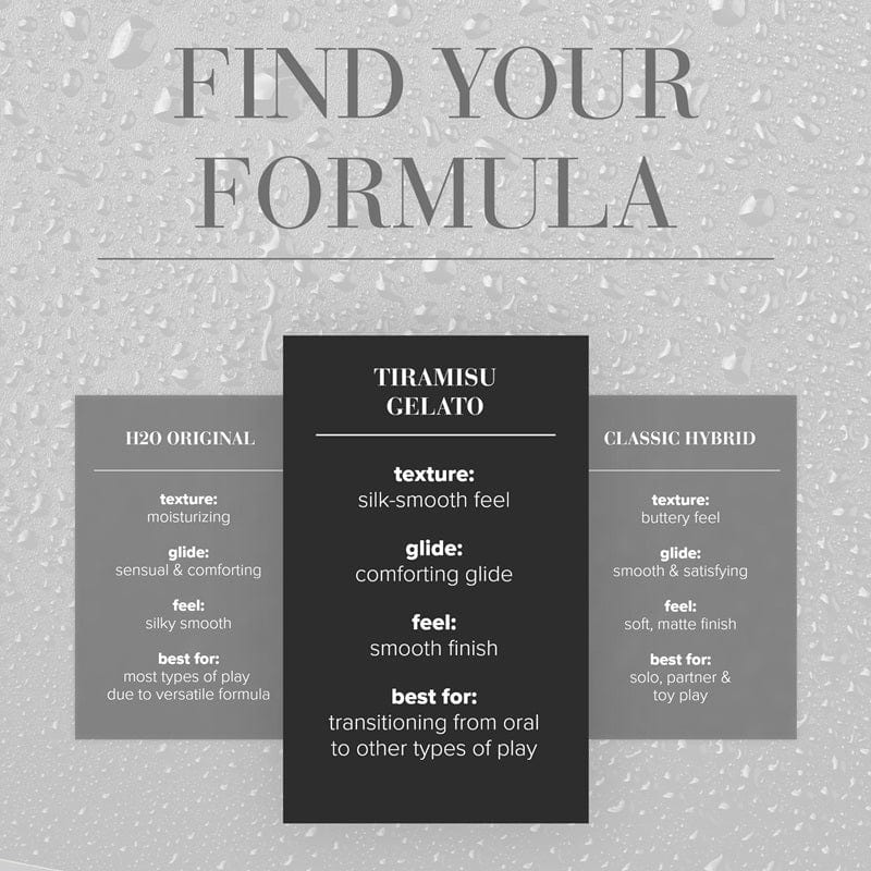 System JO Gelato Lubricant with Delectable Tiramisu Flavor for Enhanced Intimacy