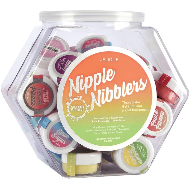 Jelique Brand Sour Tingle Pleasure Balm for Nipple Play - Mixed Bowl Edition
