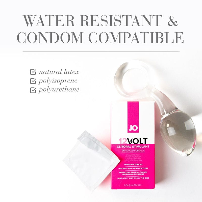 System JO 12Volt Oil - Based Clitoral Stimulant for Enhanced Sensual Pleasure